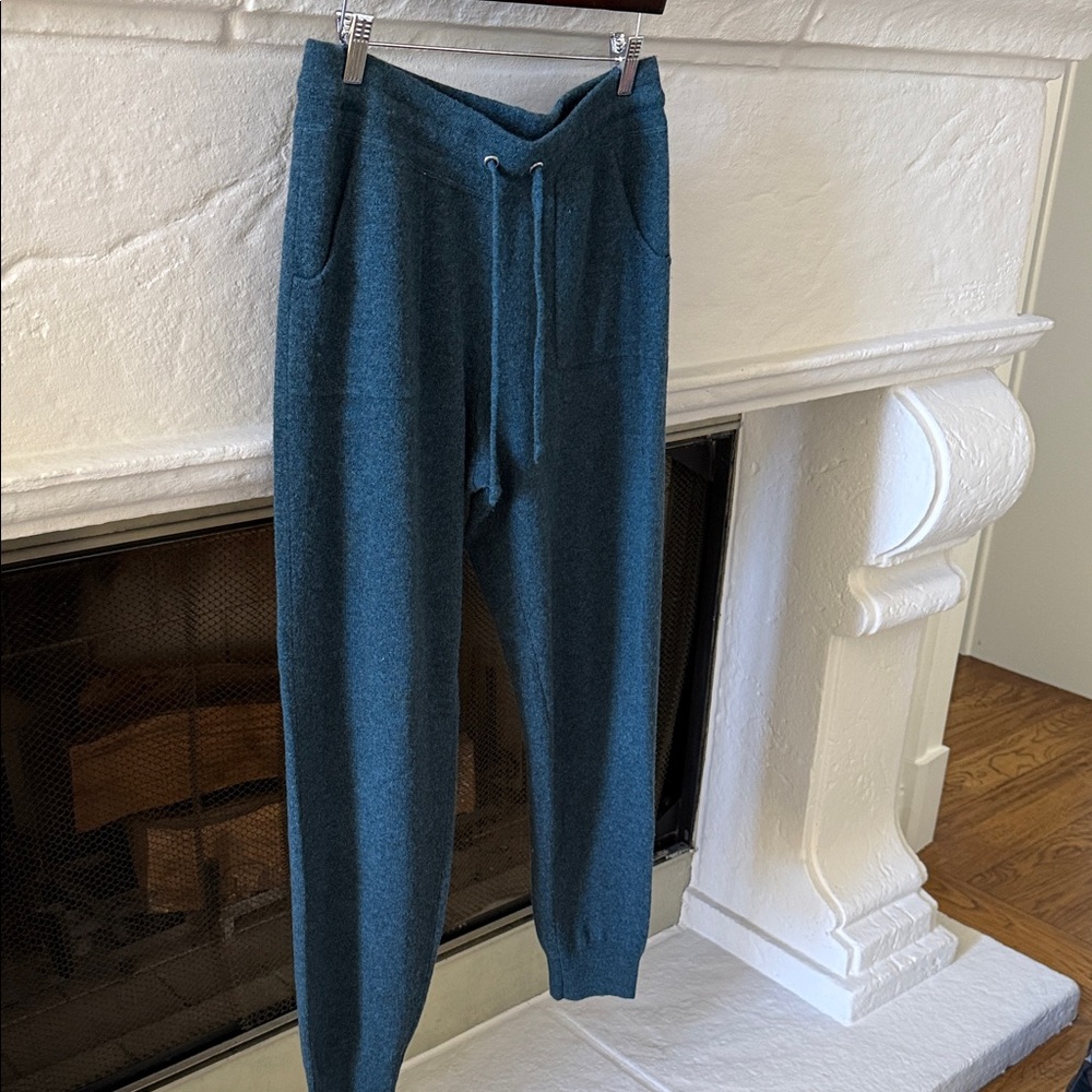 Cashmere Drawstring Jogger Pants - Picture 4 of 5